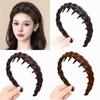 Headwear Fishbone Braids Hair Bands Non-Slip Retro Head Hoop Braided Headband Wig  Party
