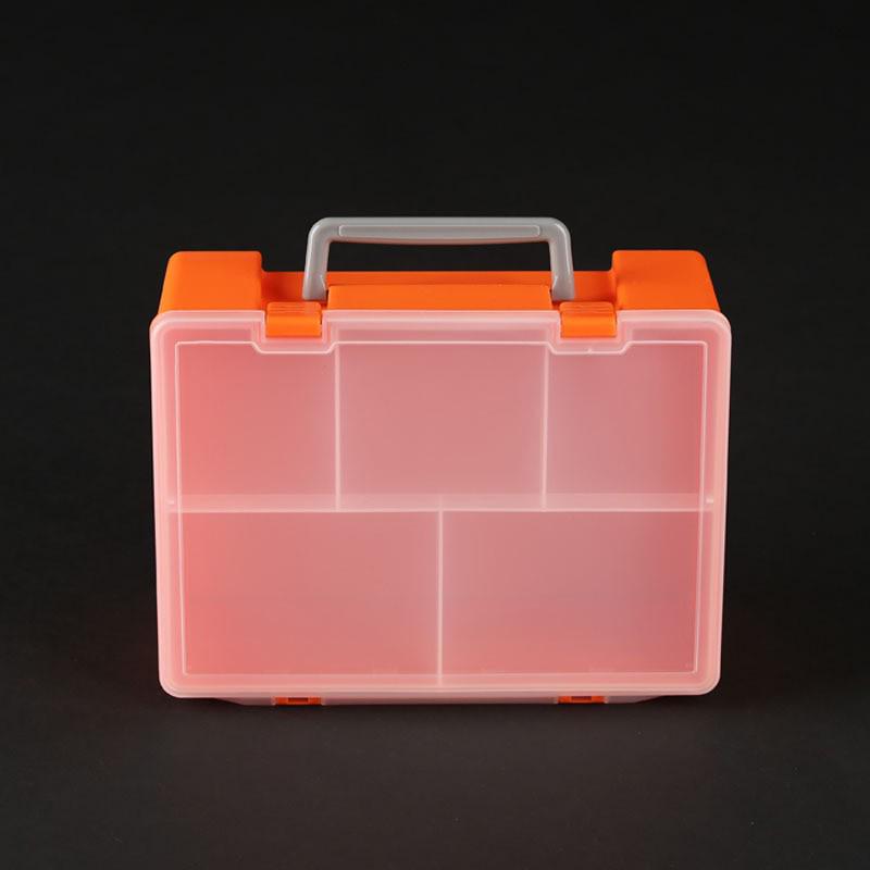 PP Transparent Double-Layer Lego & Toy Organizer Box