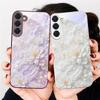 Beautiful white flowers For Samsung S26 S22 S8 S9 S10 S20 Ultra S21 Pro S22 Plus S23 FE S24Ultra S25 Edge S24+ Glass Phone Case
