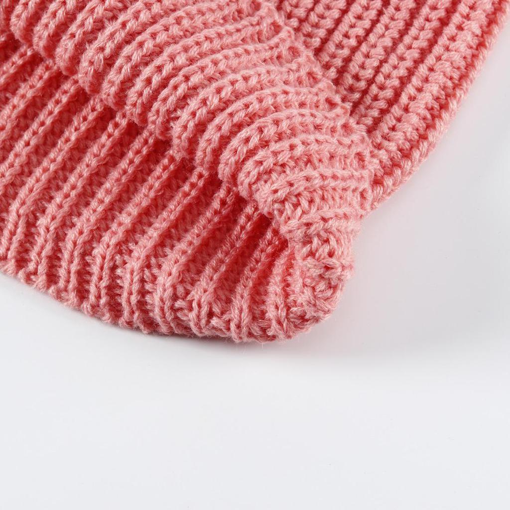 Unisex Women Winter Warm Infinity 2 Circle Cable Knit Cowl Neck Scarf Shawl