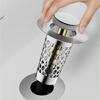 Sink Drain Strainer Basket Metal Drain Plug Push Type Bounce Cores Drain Filter AntiClogging Sink Stoppers Enduring