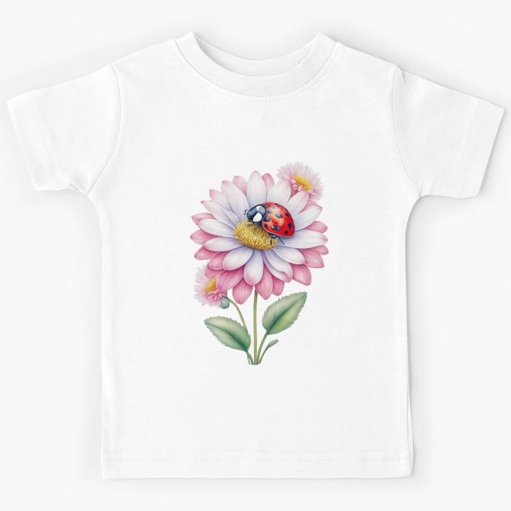 Adorable Garden Ladybug Kids T-Shirt 160
