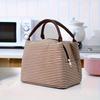 Insulated Leak Proof Lunch Bag with Strawberry White Design  Durable Oxford Fabric Non Food Contact, Lunch Bag Insulated
