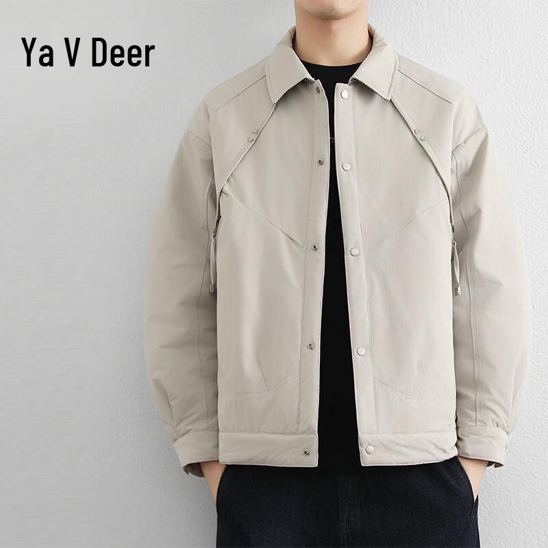 Men s Padded Lapel Jacket 4XL