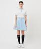 AVEN Boucle Knit Polo Shirt White