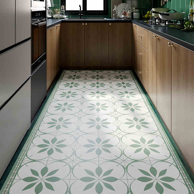 PVC Diatomaceous Earth Floor Mat Kitchen Oil-proof Waterproof Non-slip Non-washable Carpet Entry Can Be Cut Scrub Mats