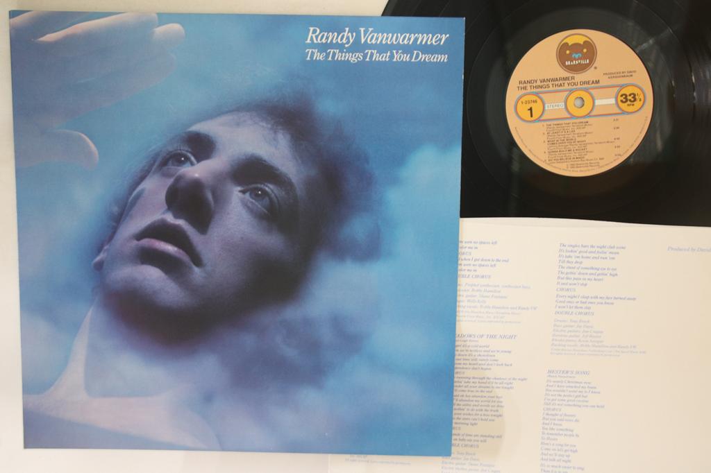 LP Record RANDY VANWARMER - Things That You Dream 123746 BEARSVILLE 1983 US Rock Used