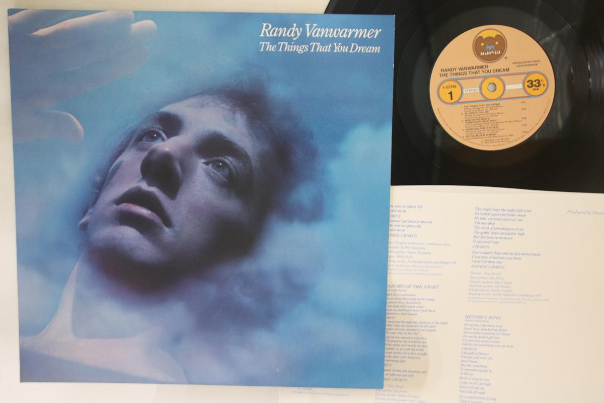 

LP Record RANDY VANWARMER - Things That You Dream 123746 BEARSVILLE 1983 US Rock Used