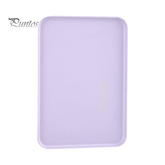 Multi-use Large Capacity Serving Tray Plastic Practical Food-grade Storage Tray for Home