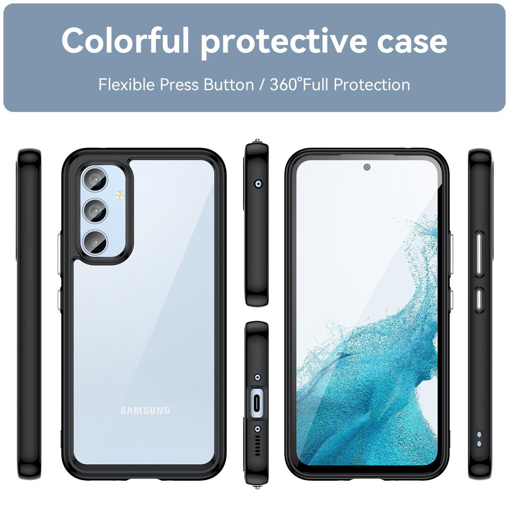 Transparent TPU Case for Samsung Galaxy A15 A25 A35 A55 5G A05 A05S A14 A24 A34 A54 A13 A23 Protective Cover Funda Coque Capa