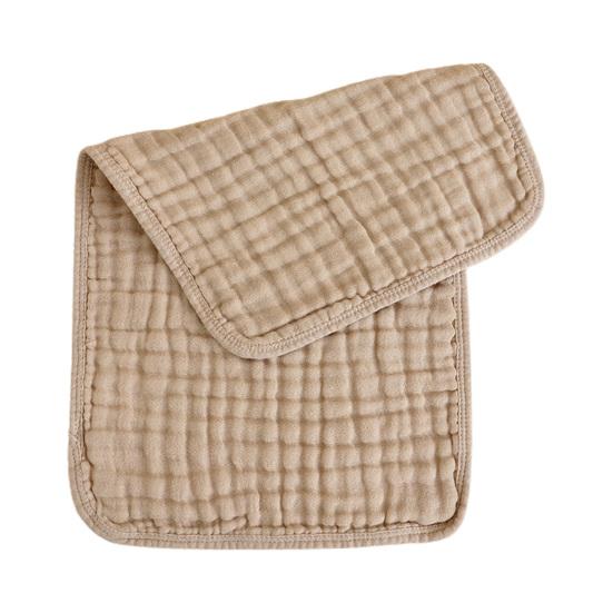 Spucktuch aus sechslagiger Gaze. Vielseitiges, unverzichtbares Spucktuch für unterwegs zum Füttern, Wickeln und Reinigen für Babys.