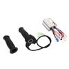 Brushed Controller Throttle Grip Set Good Heat Dissipation 4 Speed 24V 500W E Bike Motor Controller Kit for Electric