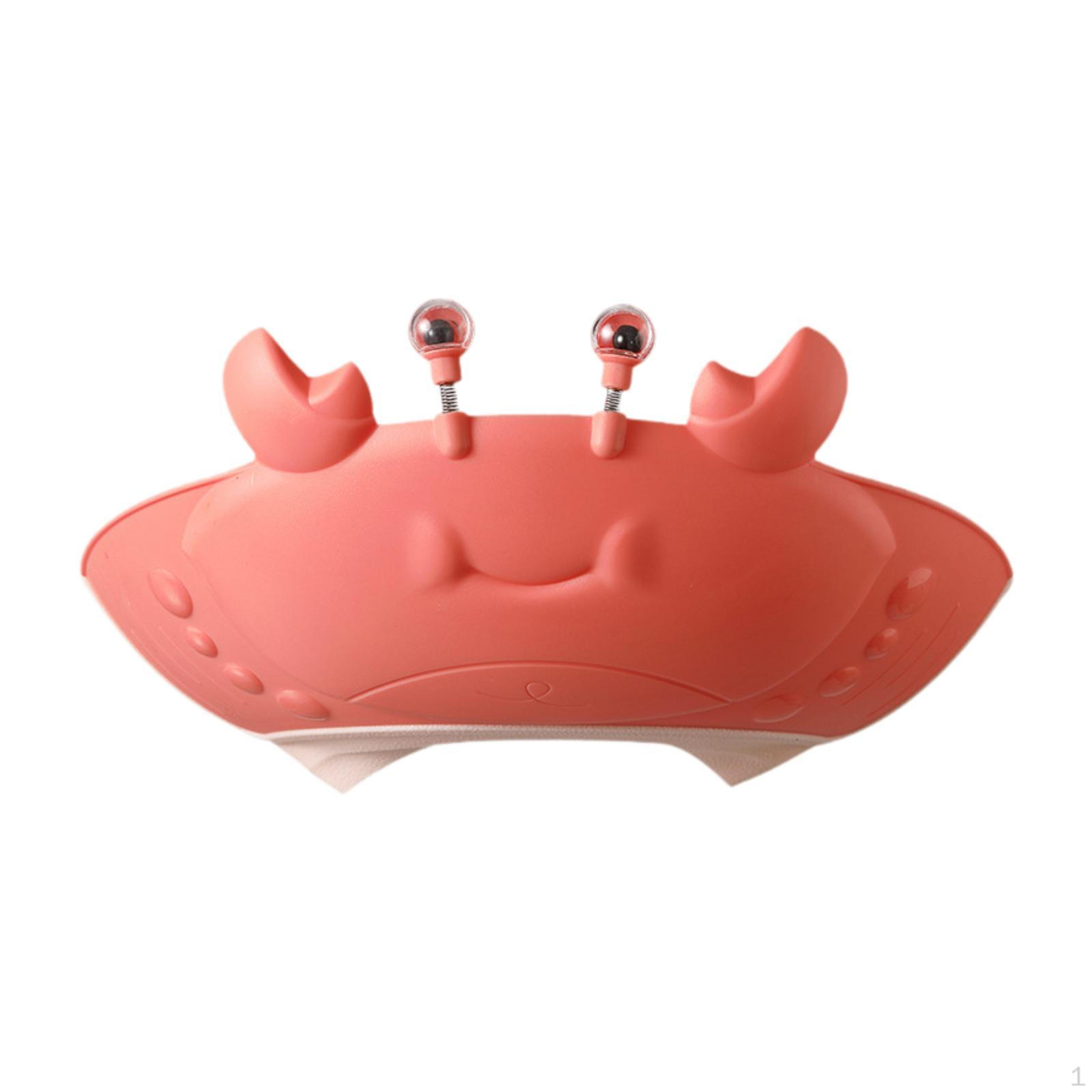 

Детская шапочка для душа, козырек для головы, шампунь, шапочка для детей в помещении красный