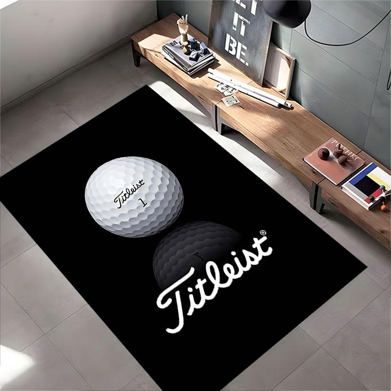 Golf Ball Design with Titleist Logo Suitable As a Non-slip Mat for the Living Room or Bedroom Sofa