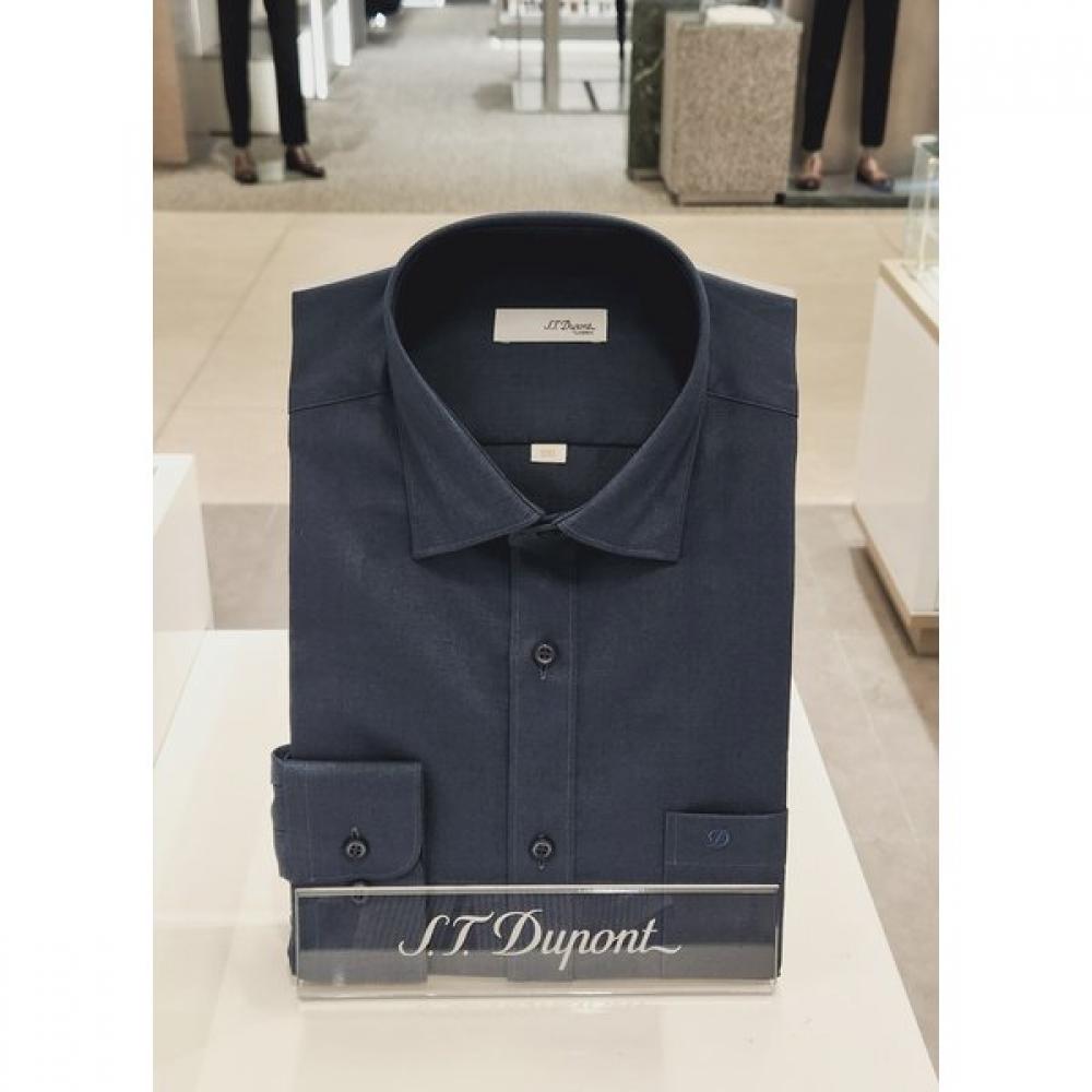 S.t. Dupont Modal Stretch Regular Fit Long Sleeve Shirt Se4fm11ls110sbu 95