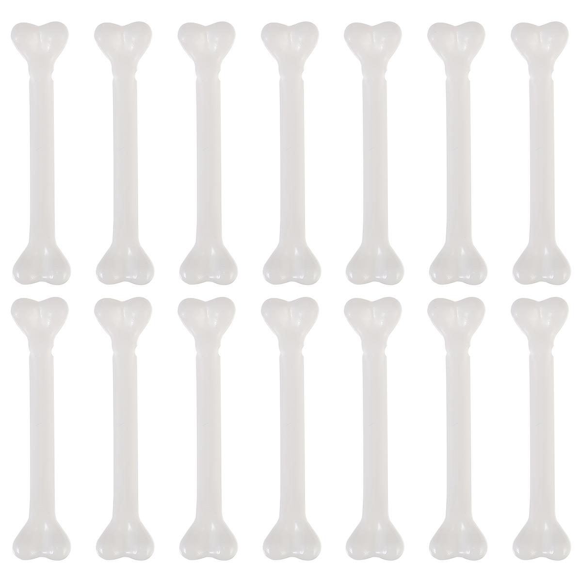 36pcs Bone Decorations Halloween Adornment Plastic Props Fake Bones Party Haunted House Decor Haunted House