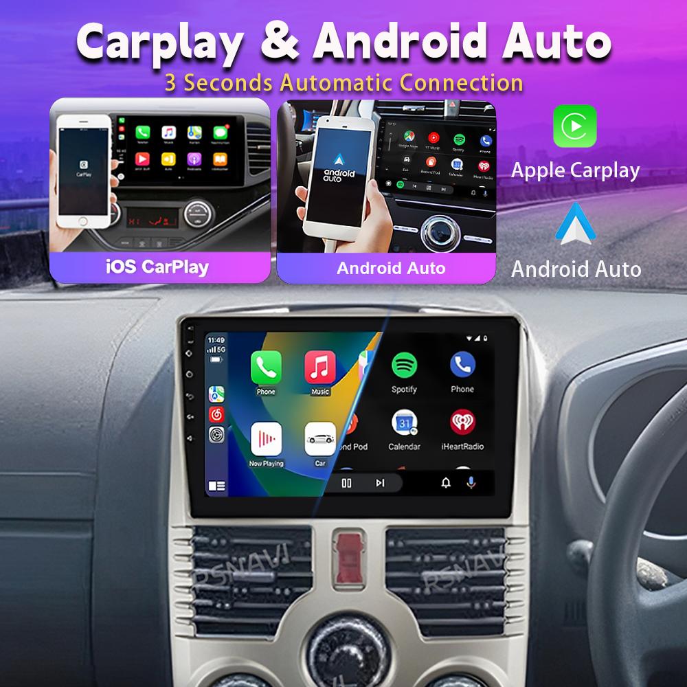 Android 16 Car Stereo Carplay Auto with 2K Screen, BT Multimedia Player for Toyota Rush DAIHATSU TERIOS, Stereo Car Radio 2006-2016