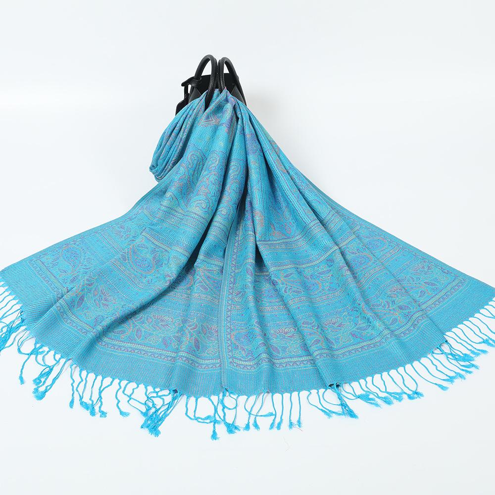Jacquard cashew scarf shawl women's headscarf spring and autumn thin scarf