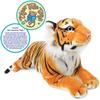 VIAHART Tiger Tale Toys Tora Sumatran Tiger Plush Toy, Realistic, 43cm, Large, Cute Pet [Official Japanese Product]