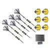 Darts Kit 12 Dart Tail Flights Shafts Black Nickel Copper Hard Tip Detachable Sports Game Supplies