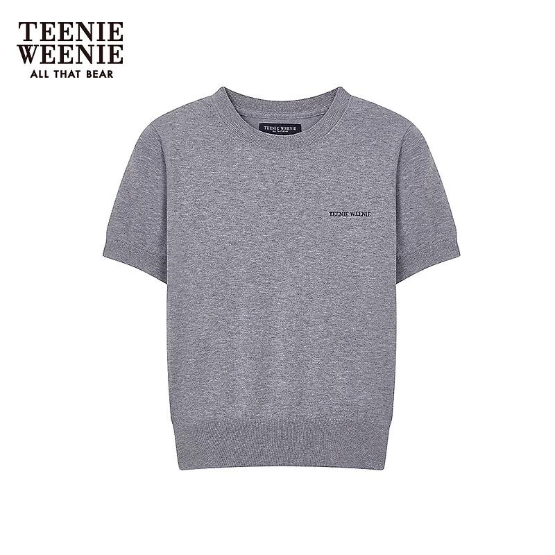 

Teenie Weenie Women s Bear Letter Short-Sleeve Sweater L