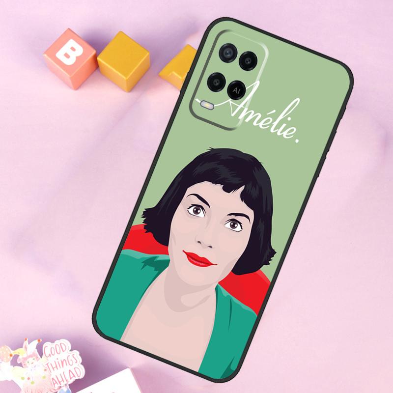 Amelie Poster Classic France Movie Case For Oppo A6 A5 Pro A15 A16 A76 A96 A17 A57 A98 A58 A78 A18 A38 A54 A74 A94 A40 A60 A80