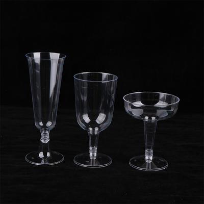 10 Pezzi Plastica Trasparente Coppe da Cocktail Champagne Bar Bicchieri da Brindisi Bicchieri per Bevande Per Festa di Compleanno Matrimonio Anniversario Festival