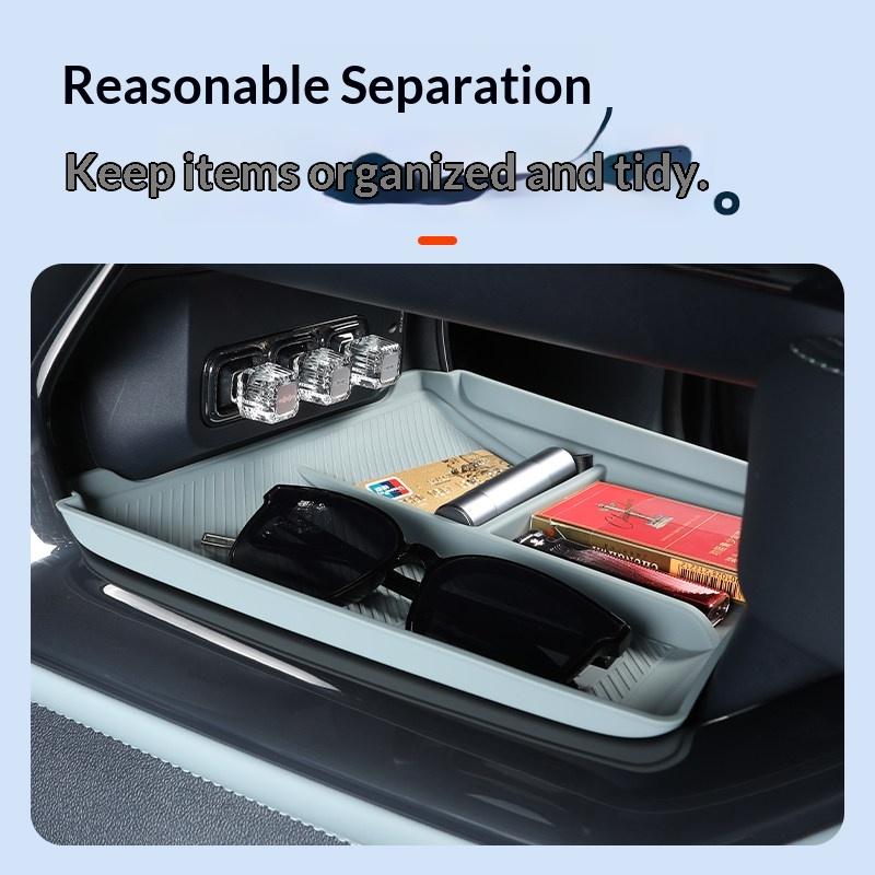 For BYD Leopard 5 Denza B5 Fangchengbao Bao5 Silicone Center Console Door Storage Interior Accessory Anti Slip Mat