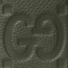 Gucci Double G Logo Embossed Flap Leather Card Holder Men Accessories Dark-Green 739478-AABY0-3346