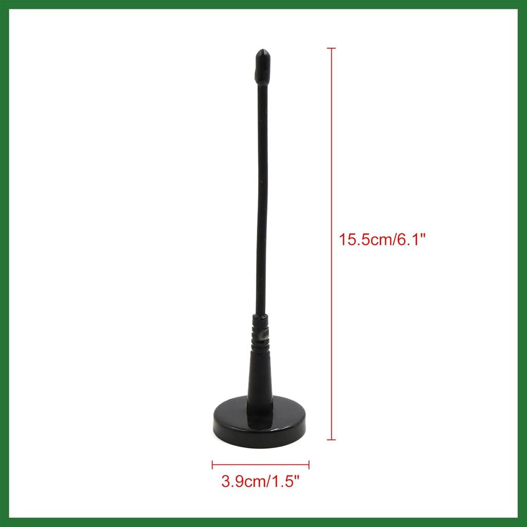 Motoforti Black Magnetic Base Truck Vehicle Car Roof Mount Decorative Aerial Antenna Long-Lasting
