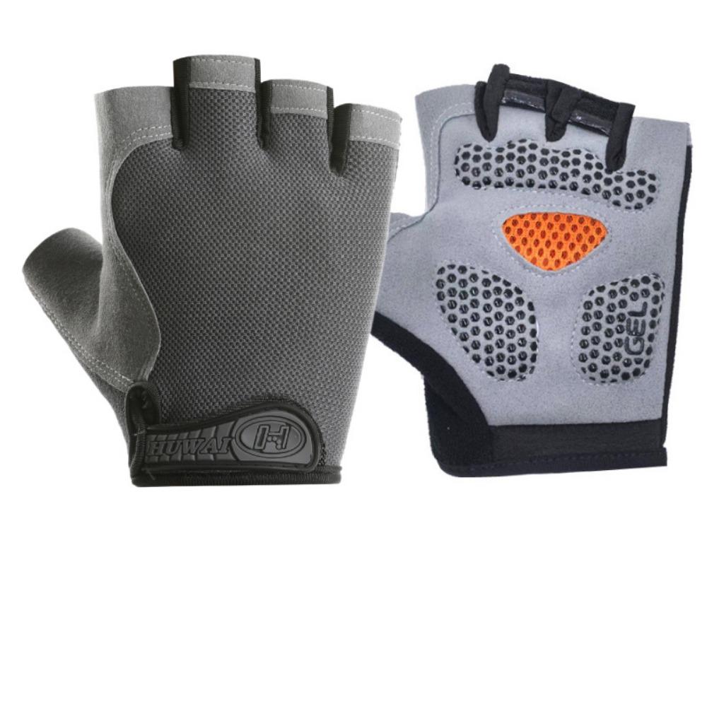 Summer mesh bicycle half finger outdoor sports cycling gloves breathable non-slip sun protection men's and women's models