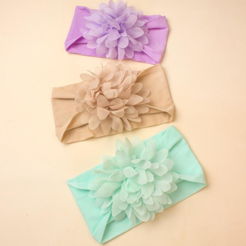 New baby headband for women, nylon headscarf, creative children's headgear wide and cute princess baby products