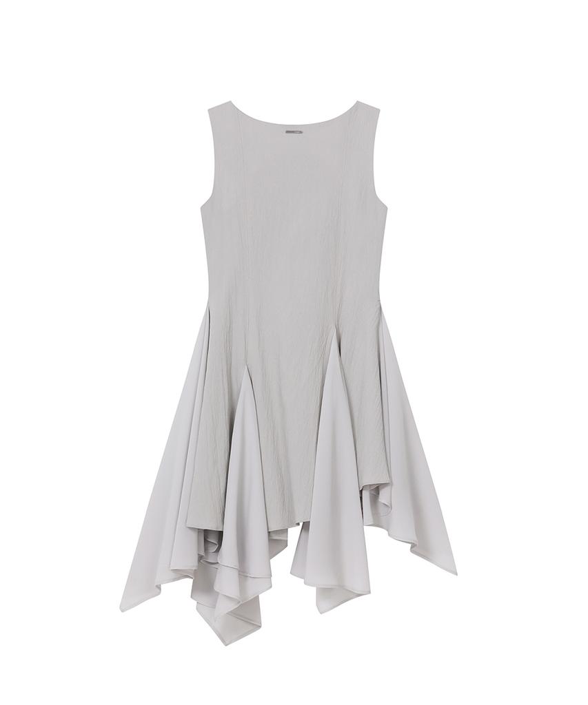 Miseki Seoul Unbalanced Flow One Piece Gray