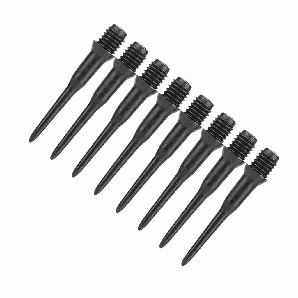 100pcs Plastic   Spots Needle Soft Tips Replacement Set Accessory for Electronic   Black
