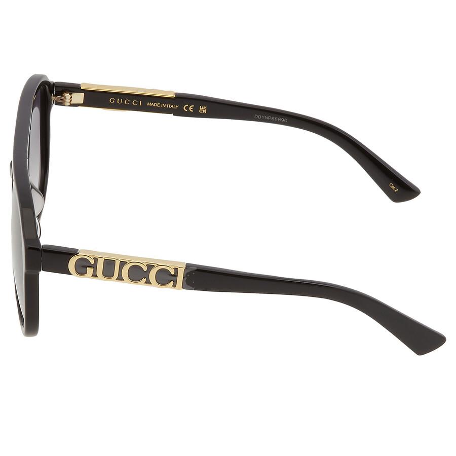 Gucci Gray Gradient Aviator Unisex Sunglasses Gg1188s 002 58 Gg1188s 002 58