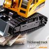 11-Channel Rechargeable Electric Alloy Excavator Bulldozer with Spray Simulations - Children's Engineering Toy