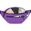 Reflective Waist Bag with Headphone Jack Zipper Closure Pockets Design Multi-purpose Style Belt Bag Running Accessory