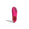 Adidas X GHOSTED 3 Turf K Comfortable Round Toe Abrasion Resistant Low top Kids' Soccer Shoes Rose Red Kids' FW6927