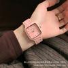 Neue Frühjahrs-Dopamin-Farbe Großes Zifferblatt Mode Koreanischer Ins-Stil Damenarmbanduhr