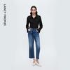 LANCY Commuter Style Tie-Neck Pleated Sleeve Blouse