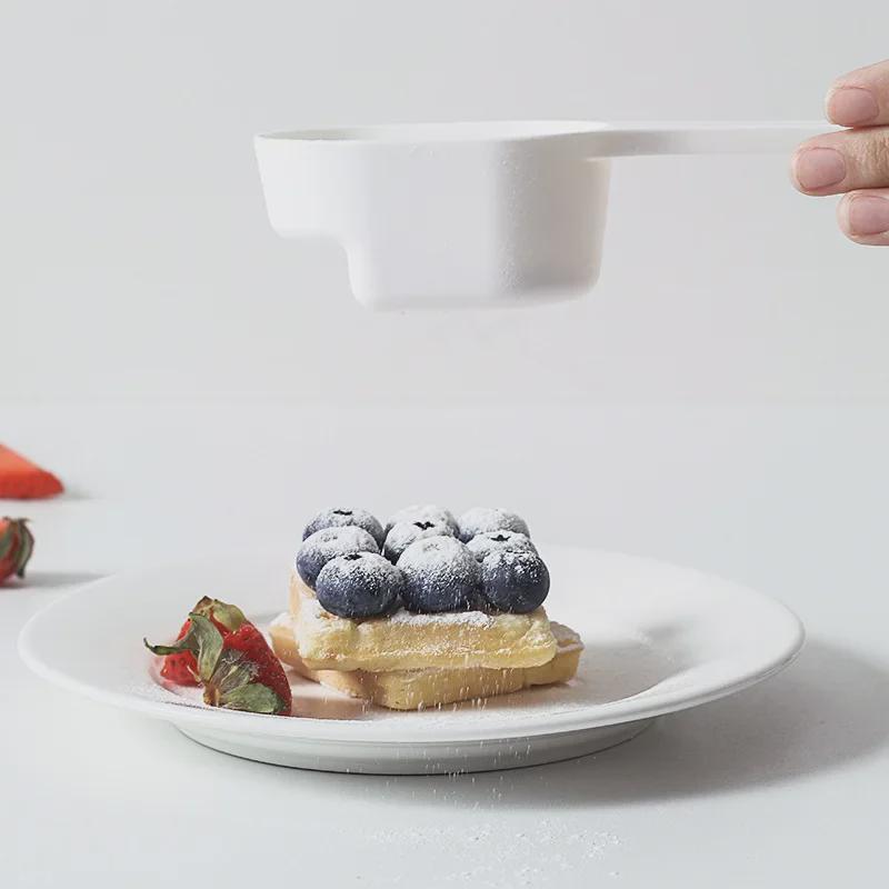 KM Cooking Sea Salt & Flour Sifter - Handheld Baking Tool for Sugar & Powder