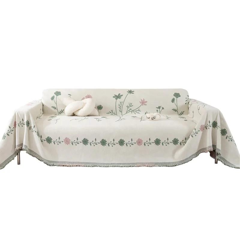 Szenilowa tkanina na ręcznik na sofę całoroczna uniwersalna możliwość układania dzięki technologii żakardowej wielofunkcyjna nadaje się na koce