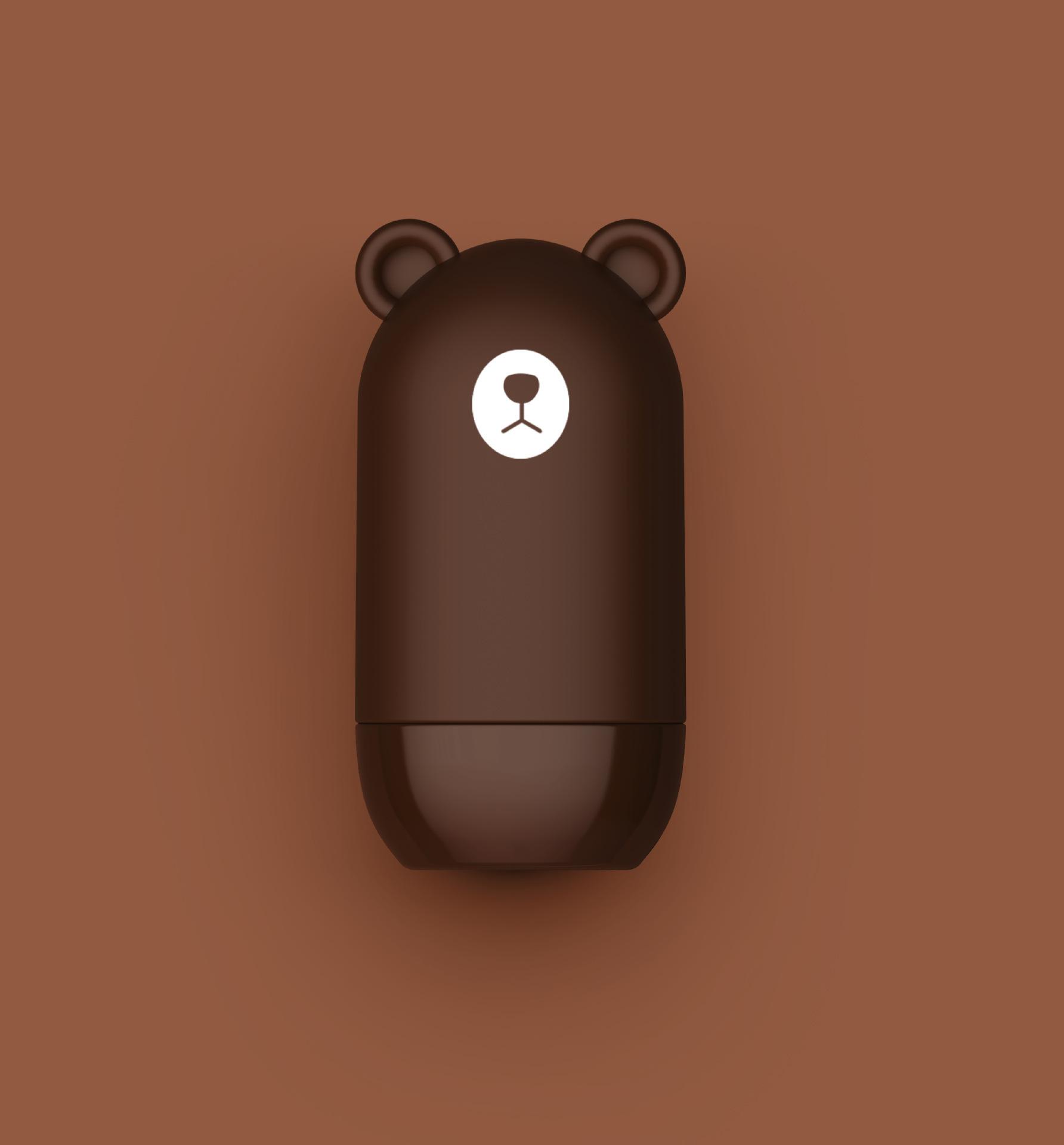 

Милый медведь конфиденциальность роликовый штамп защитный информационный блокировщик конфиденциальная защита данных крышка для этикеток упаковки коричневый