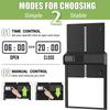 Automatic Chicken Coop Door Opener with Timer Seting & LCD Screen Anti-Pinch Design Full Aluminum Door for Chicken House