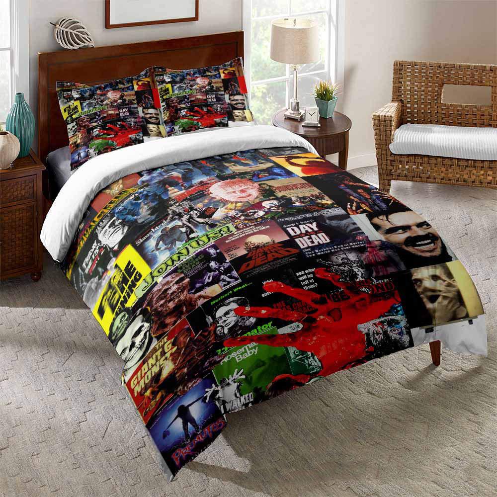 

Horror Microfiber Bedding Three-Piece Quilt Cover EU single 135*200