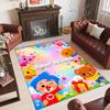 Personalized Crystal Velvet Carpet Custom Name Text,El Payaso Plim Plim Anti Slip Area Rug For Home Decoration