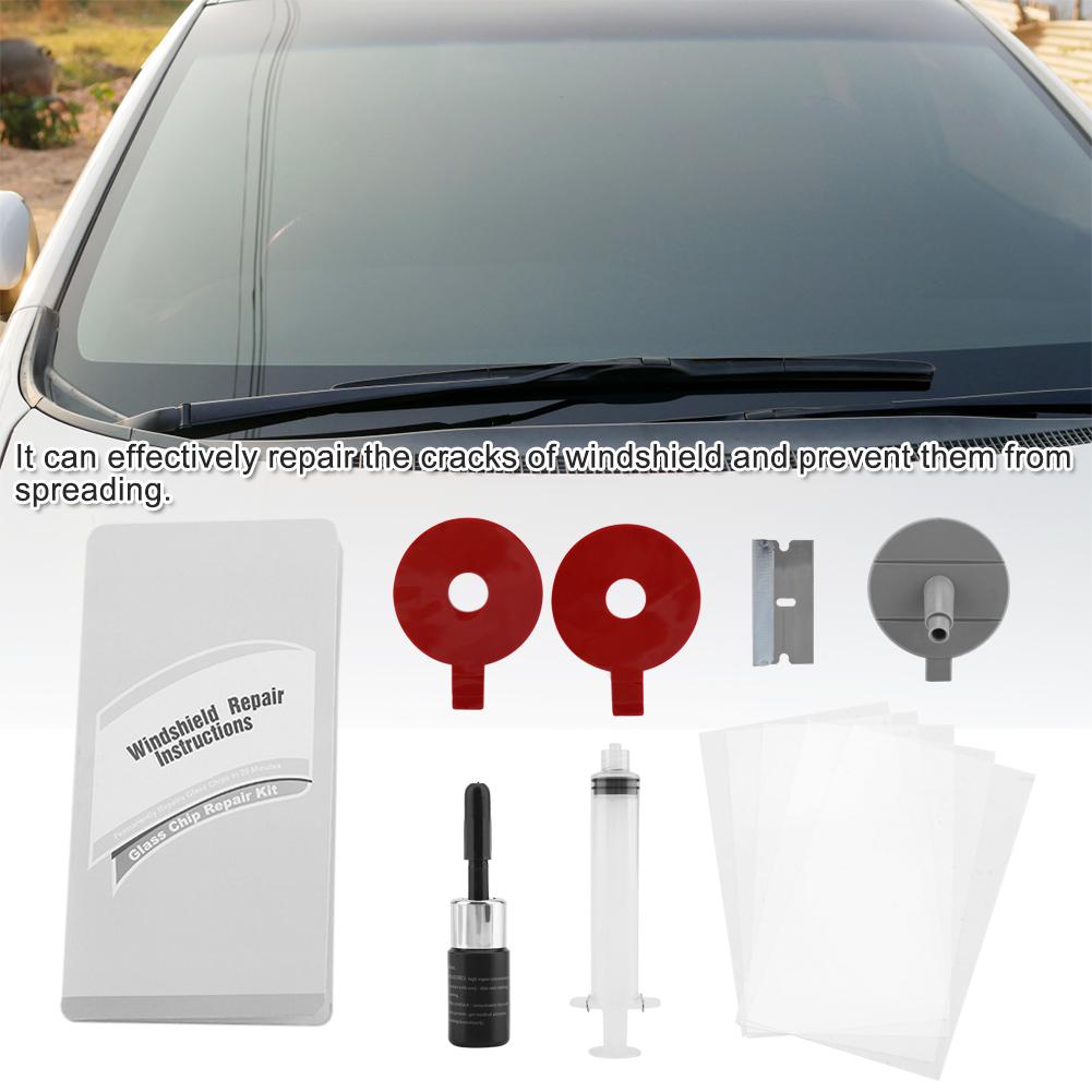 Car Auto Windshield Repair Tool Kit Glass Crack Repairing Liquid Windscreen Restore Fix Set