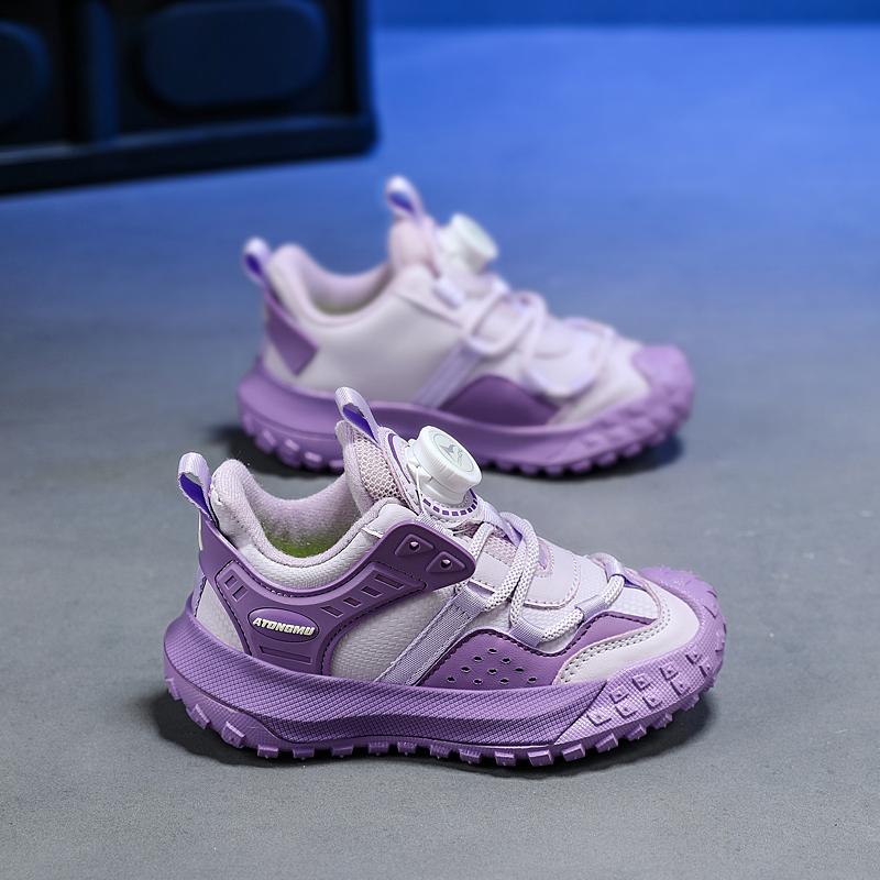 

Дитяче модне дихаюче зимове тепле дитяче спортивне взуття для бігу, зручні кросівки для хлопчиків і дівчаток 39 фіолетовий