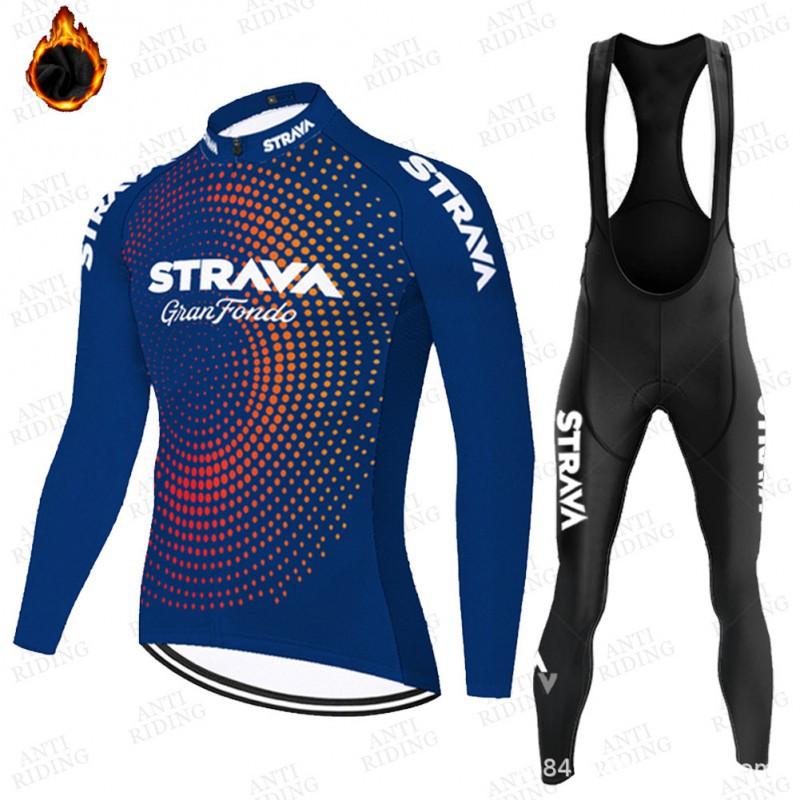 Velvet Cycling SuitTour De Long-sleeved Men Women s Road Suits L