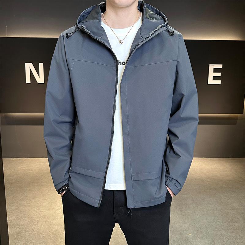 Jacket Men's Color Blocking 2025 Autumn and Winter New Men's Youth Windproof Fashion Casual Top Jacket Trend